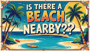 Is there a beach near Courtyard Lincroft Red Bank in Red Bank (New Jersey)